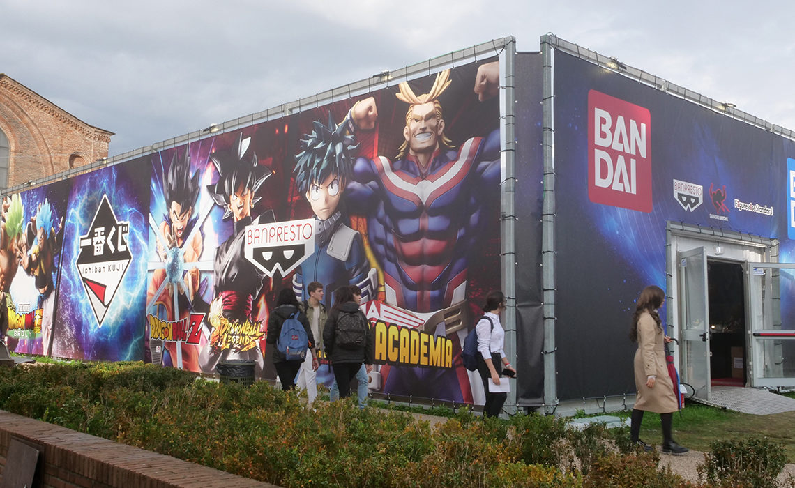 Padiglione Japan, Bandai, Lucca Comics & Games 2019